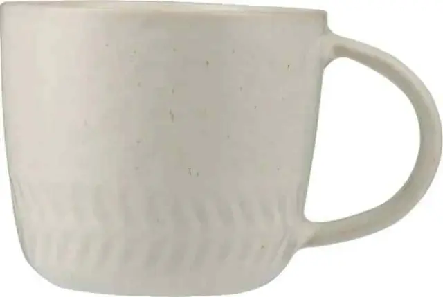 Maxwell & Williams Club Nordic Κούπα Κεραμική 400ml - Λευκή Herringbone