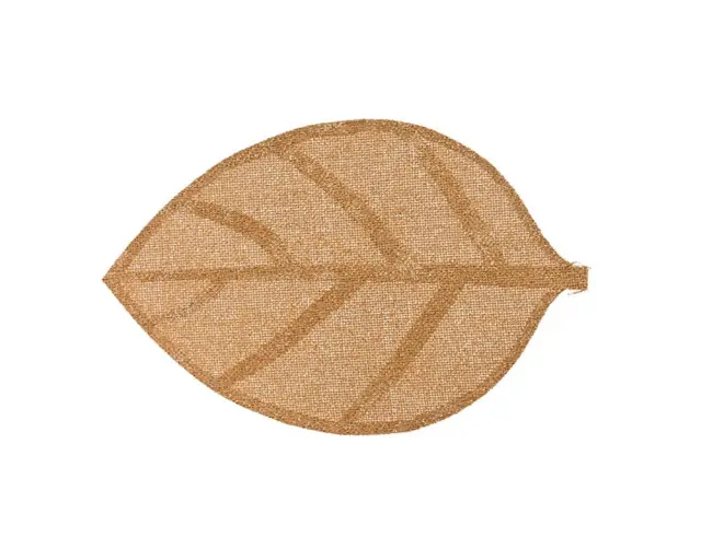 Σουπλά Secret de Gourmet σε σχήμα φύλλου, με διαστάσεις 50x33cm - Brown 118842S 2