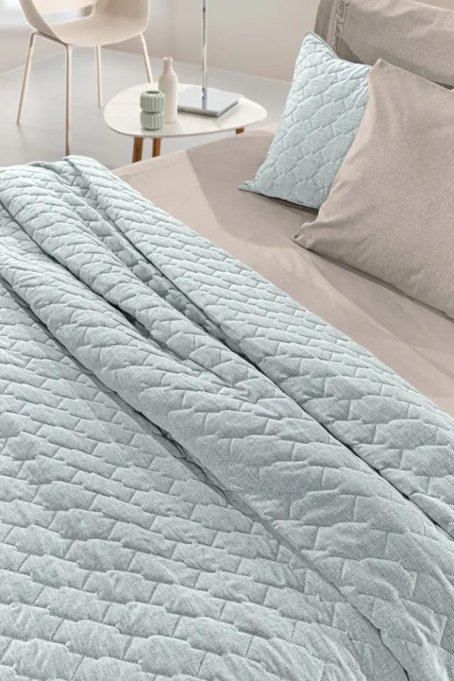 ΣΕΤ ΚΟΥΒΕΡΛΙ KING SIZE (250×240) ΜΕ ΜΑΞΙΛΑΡΟΘΗΚΗ (50×50) KIARA MINT GUY LAROCHE 2