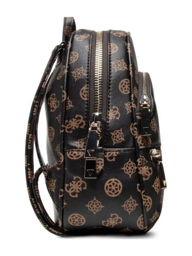 Guess Manhattan Γυναικεία Τσάντα Πλάτης Μαύρη PG699432-MLO 3