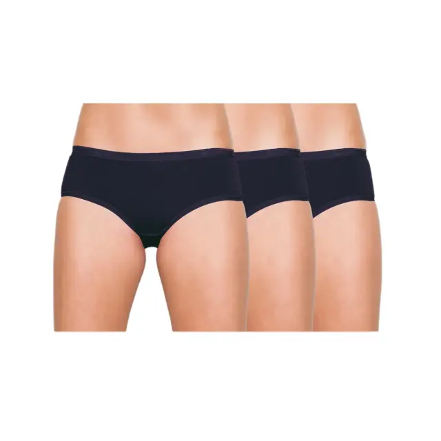 Apple Γυναικείο Boxer Lycra - Τριπλό Πακέτο, Χρώμα Μαύρο - S