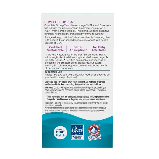 Nordic Naturals Complete Omega 3