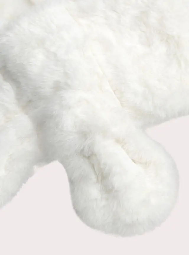 Παιδικός Λαιμός για Κορίτσια Soft White ΛΕΥΚΟ - One Size 2