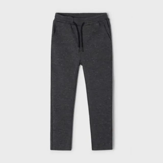 Mini 2 έως 10 ετών Παντελόνι λοξότσεπο tailoring fit γκρι σκούρο