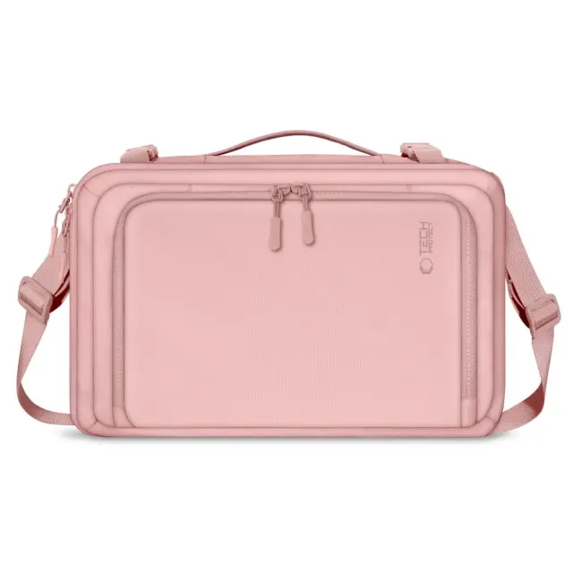 TECH-PROTECT DEFENDER S50 RYANAIR & WIZZAIR TRAVEL LAPTOP CABIN BACKPACK 20L 40x20x25 DUSTY PINK 3