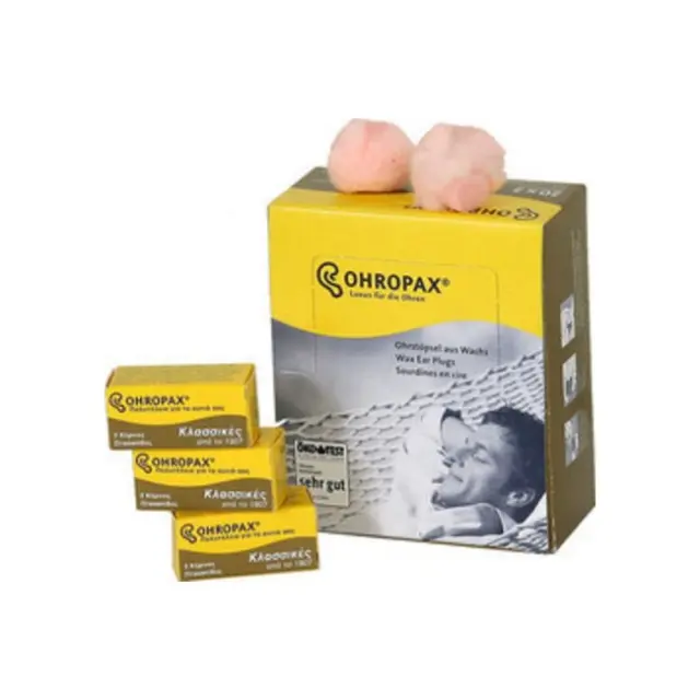 Ohropax Classic Ωτοασπίδες Κεριού σε Ροζ Χρώμα 2τμχ 2