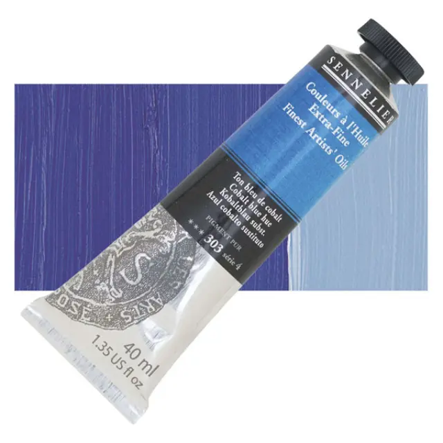 Sennelier Λάδι Finest Artists Oil 303 Cobalt Blue Hue - 40ml