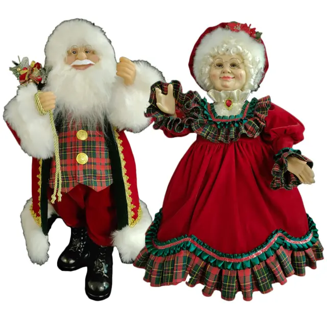 Γιορτινοί mr + mrs santa σετ2 64cm Vetur BV 93056