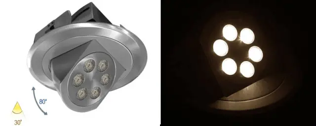 ΦΩΤ ΑΛ ΧΩΝ ΚΙΝΗΤΟ ΜΕ LED ΙΣΧΥΟΣ 6x3W 30° ΧΩΡΙΣ ΤΡΟΦ ΘΕΡΜΟ