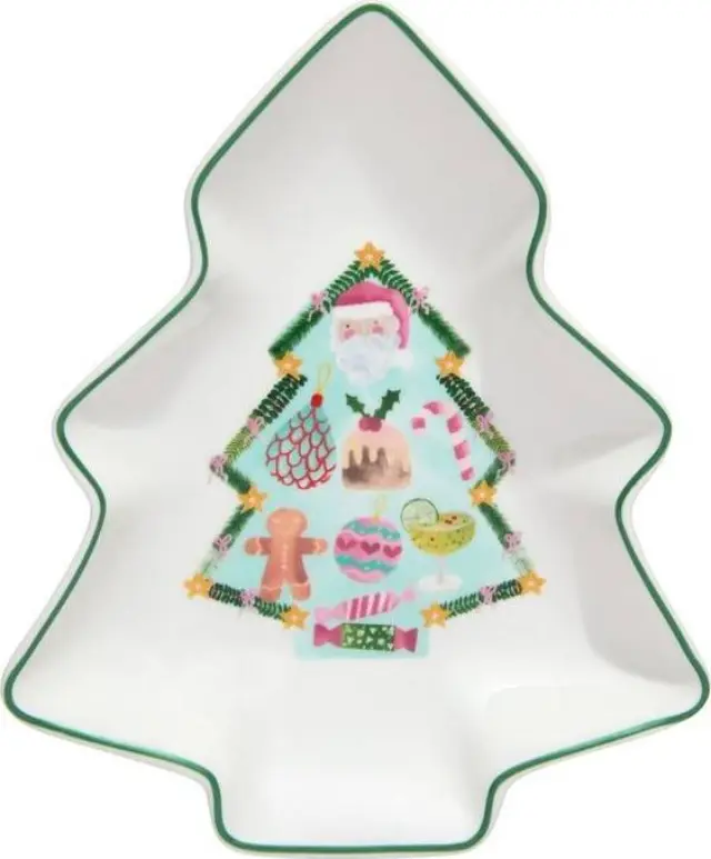 Maxwell & Williams Tis Season Πιάτο Έλατο 15cm Λευκό