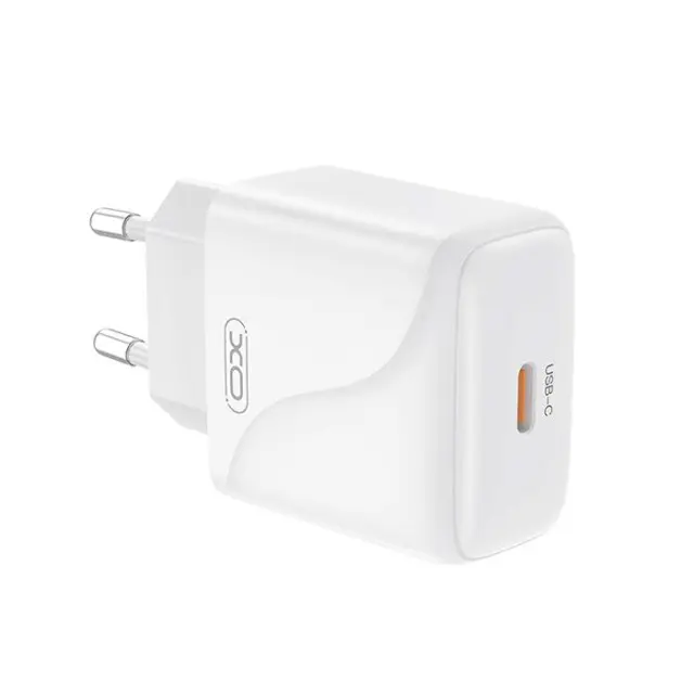 Universal φορτιστής USB-C PD20W, σε λευκό χρώμα
