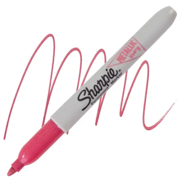 Μαρκαδόρος Sharpie Fine Permanent 0.9mm - Metallic Ruby