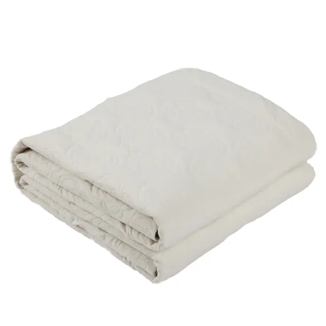 Κουβερλί 240x250 King Size Happy Das Home 0288 White 100% Microfiber 3