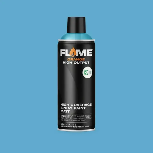 Flame Orange Spray Paint 400ml FO-615 Crazy Aqua