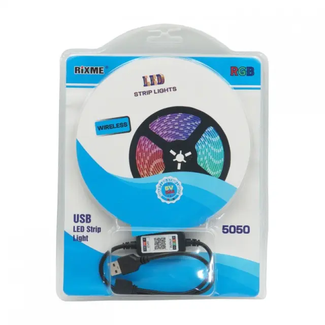LED ΤΑΙΝΙΑ 5m RGB ΜΕ USB TY17964-55 2