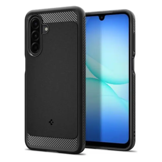 Θήκη Soft TPU Spigen Samsung Galaxy A17 4G/ 5G Rugged Armor Μαύρο N69136