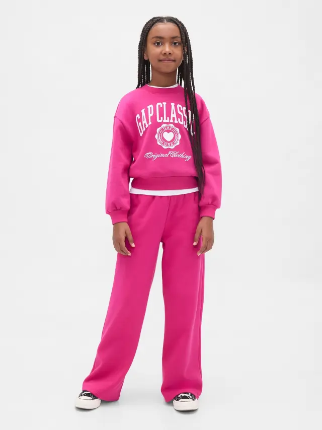 Παιδικό Baggy Παντελόνι Φόρμα Bright fuchsia - XL