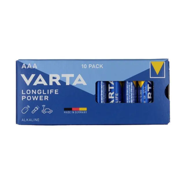 VARTA Longlife Power AAA 1.5V αλκαλικές μπαταρίες 10 τμχ