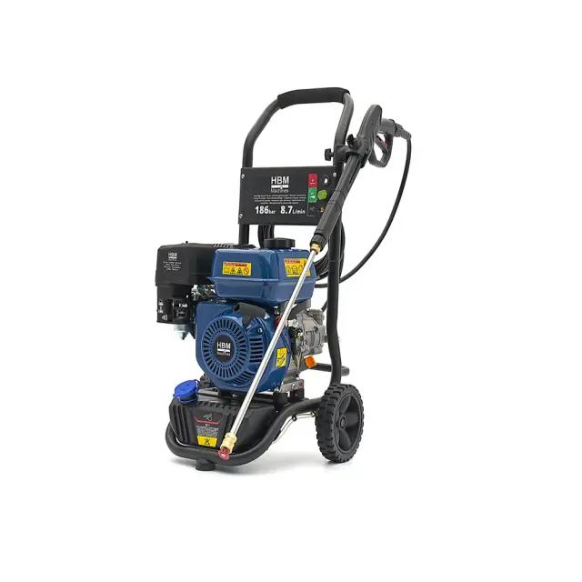 Βενζινοκίνητο Πλυστικό Υψηλής Πίεσης HBM H135617 186Bar 196cc