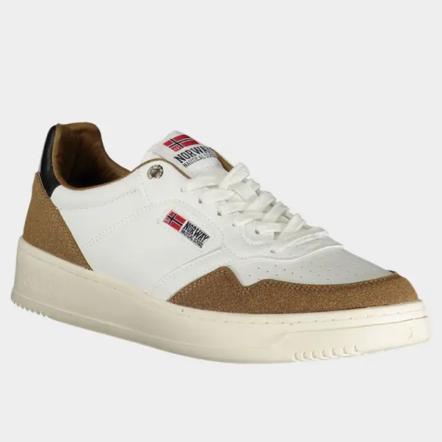Sneaker Norway 1963 851062_BIWHIBRO Λευκό/Καφέ - 43 2