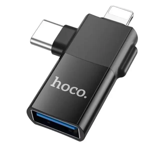 Hoco Ua17 Μετατροπέας Lightning male σε USB-C male 1τμχ