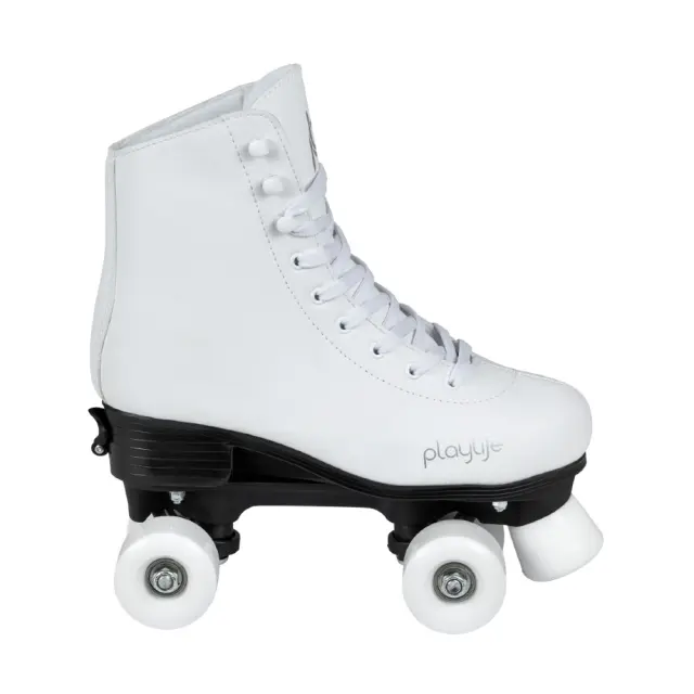 Playlife Lifestyle Classic White ADJ - Ρυθμιζόμενου Μεγέθους Quad Roller Skates - 39-42
