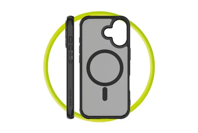 Mobile Origin Hybrid MagSafe Case, matte black - iPhone 16 2