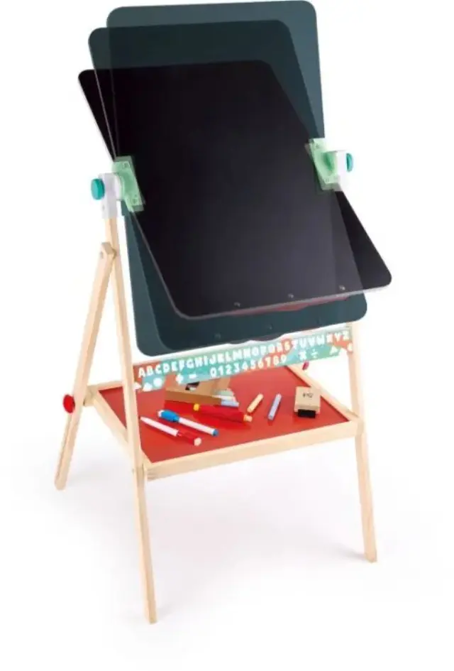 Hape Early Explorer Ξύλινος Πίνακας Flip Flat Easel 2