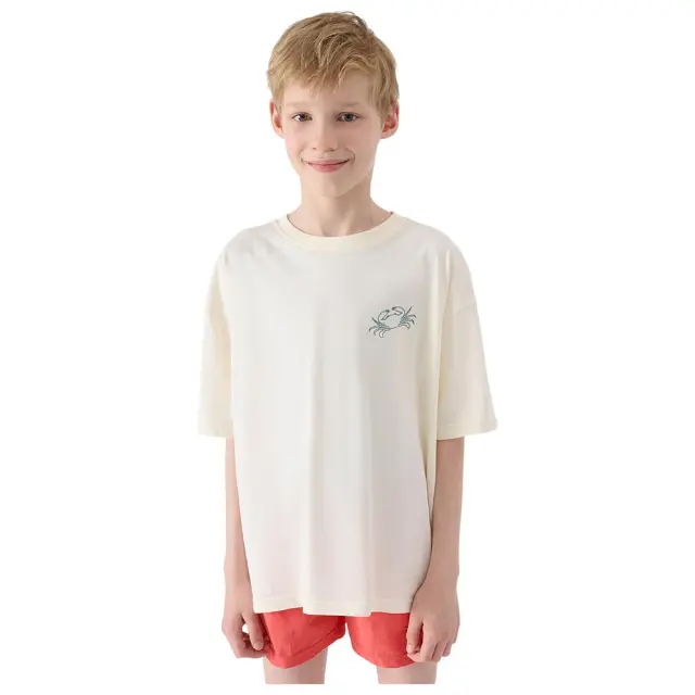 4F T-shirt White 4FJWSS25TTSHM1914-11 - 134