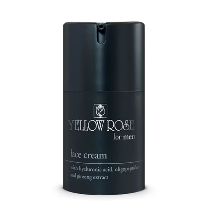 Yellow Rose Face Cream for Men Ενυδατική Κρέμα Προσώπου με Υαλουρονικό Οξύ & Κολλαγόνο 50ml