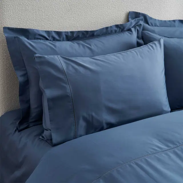 Μαξιλαροθήκη ζεύγος Athena-310 Oxf Blue 55x75cm Vesta Home 000013066