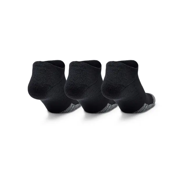 Under Armour Adult Unisex Heatgear No Show Socks Μαύρο 1346755-001 (Under Armour) - Medium 2