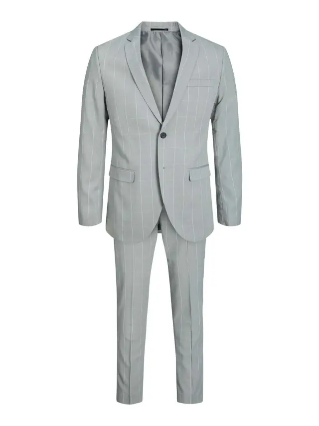 JPRFRANCO CHECK SUIT SN Light Gray