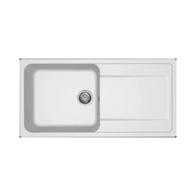 Νεροχύτης κουζίνας LIFE 480 Bianco 68 ELLECI 100x50cm