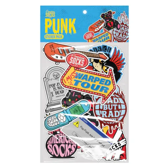 American Socks Punk Sticker Pack Αυτοκόλλητα Streetwear