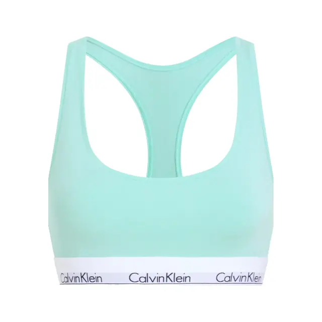 Calvin Klein Γυναικείο Μπουστάκι Unlined Bralette Modern Cotton, Χρώμα Beau Blue