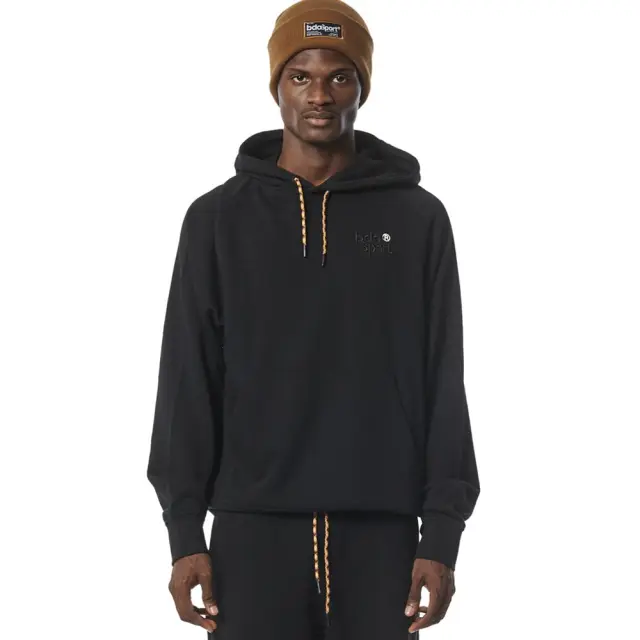 Body Action Fleece Pullover Hoodie (063314-01-Black) - Μαύρο