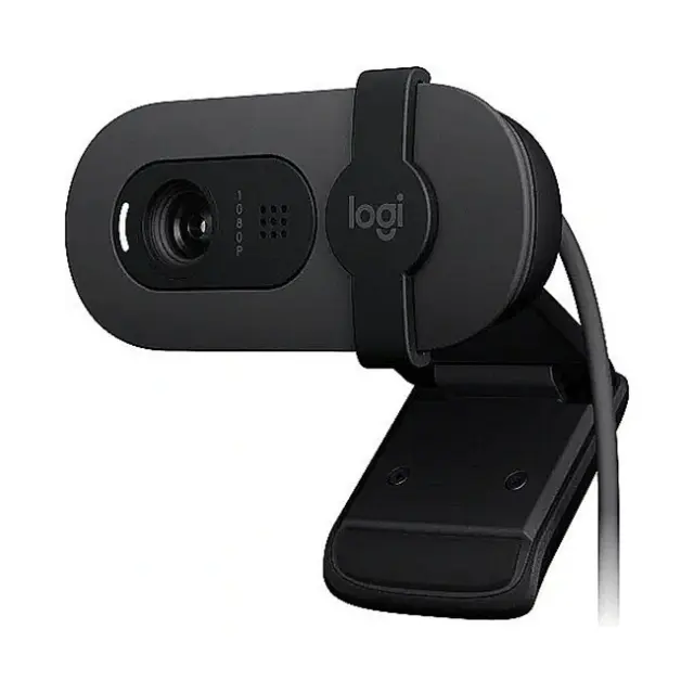 Logitech Brio 105 Webcam Full HD 1080p 30fps με Μικρόφωνο, USB-A + Κλείστρο Απορρήτου – Graphite (960-001592) 2