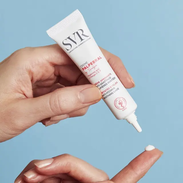 SVR Palpebral Crème Καταπραϋντική Κρέμα κατά της Φαγούρας για Ερεθισμένα Ευαίσθητα Βλέφαρα 15ml