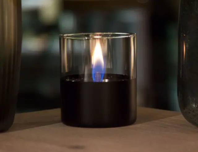 Επιτραπέζια Εστία Φωτιάς Lilly 10 Tenderflame με διάρκεια καύσης 9 - 10 ώρες, χωρητικότητα δεξαμενής 300ml και διαστάσεις 10x11.5cm - Black TF-200003 3