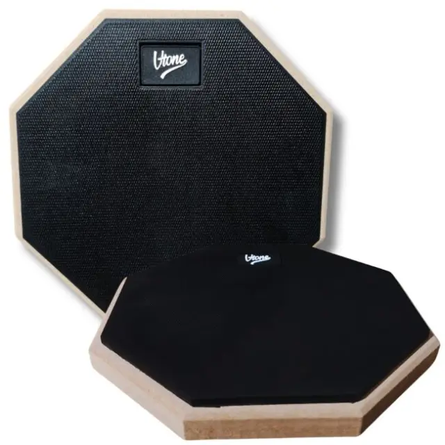 V-TONE PD8 BK practice drum pad 8 inches black M8 thread for stand 2