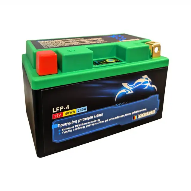 Μπαταρία Εκκίνησης Λιθίου 12V 4Ah 280A LFP-04 Skyrich