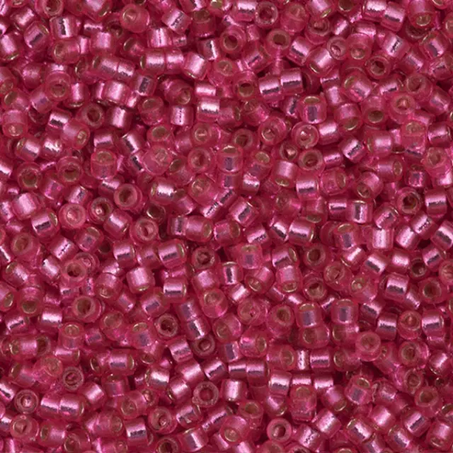 Χάντρα Miyuki Delica 11/0 - DB2154 - Duracoat Silverlined Dyed Hibiscus ~7gr