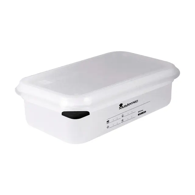 Master Pro Foodies Πλαστικό Δοχείο Τροφίμων με Καπάκι 1800ml