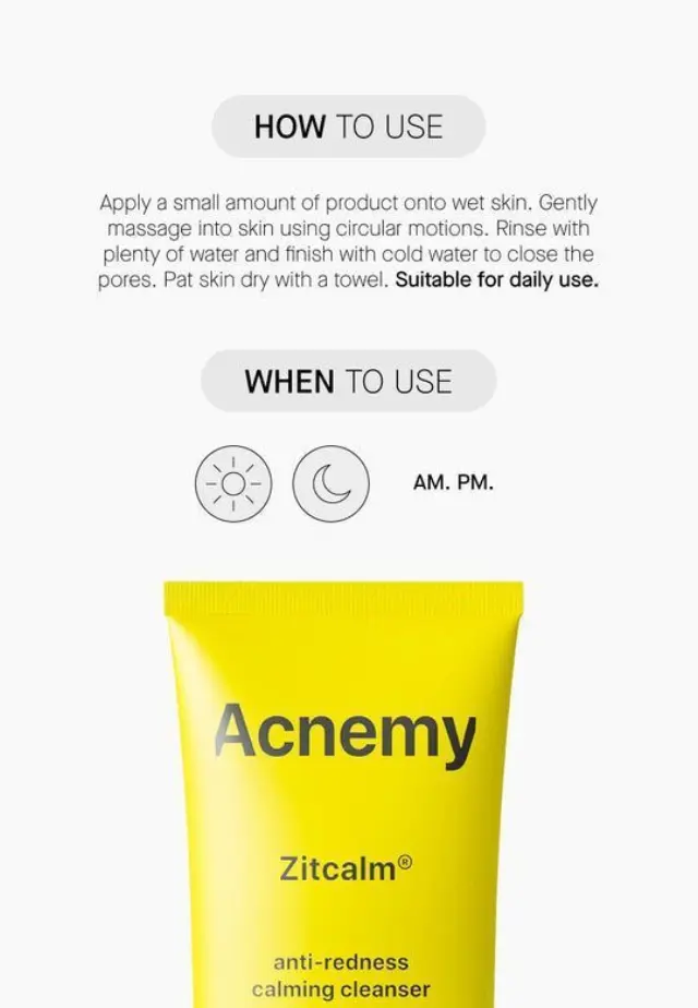 Niche Beauty Lab - Acnemy - ZITCALM - Καθαριστικό με καταπραϋντική δράση κατά της ερυθρότητας 150ml 3