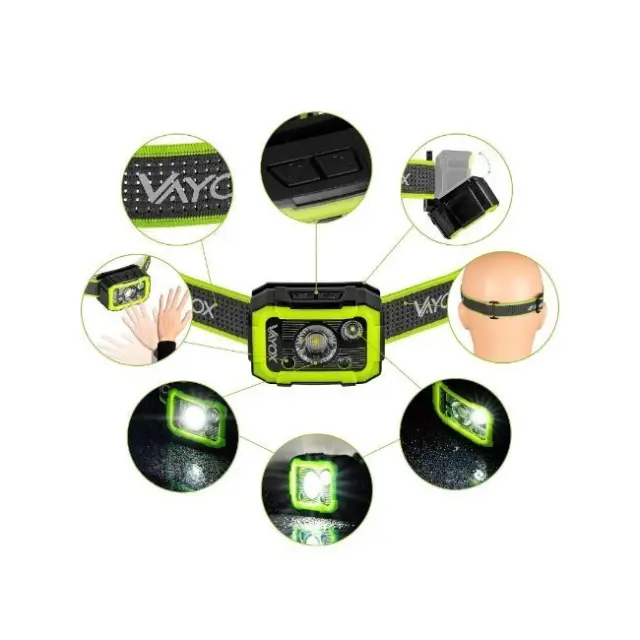 Vayox Φακός Φωτισμού VA0187 750lm Black / Lime 2