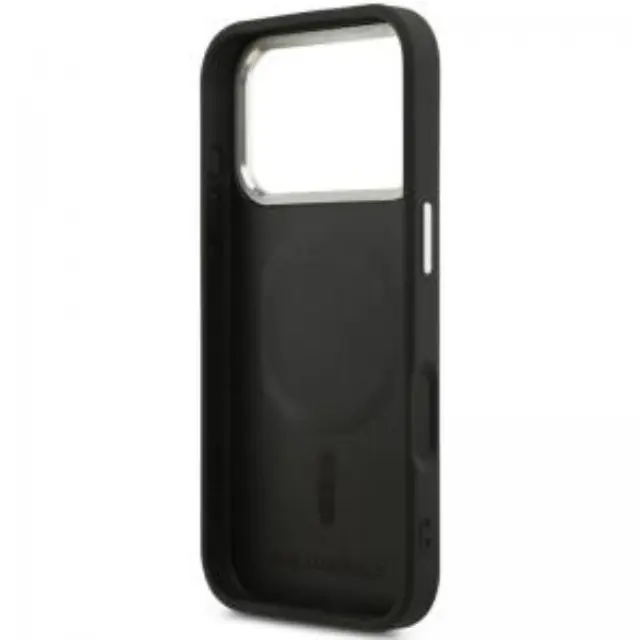 Θήκη TPU Karl Lagerfeld Apple iPhone 18 Pro Max/ 17 Pro Max MagSafe Leather Ring RSG Logo Μαύρο N71817 2