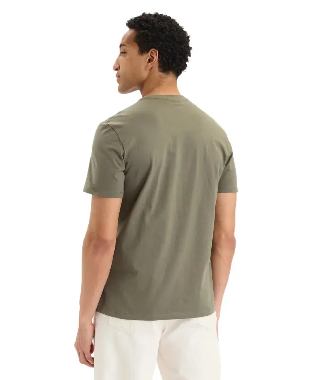 Calvin Klein - Ανδρικό T-shirt Cotton Badge Regular Fit LV04RC272G-LDY Λάδι - XL 2