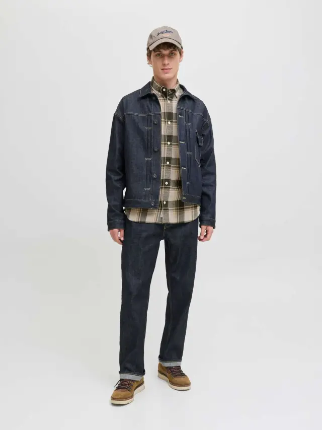 JPRBLUBROOK CHECK L/S SHIRT SN Peat - L 2