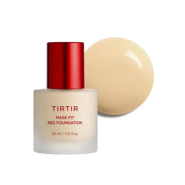 TirTir Mask Fit Red Foundation Long Lasting, No 21W Natural Ivory, Υγρό Καλυπτικό Make up Προσώπου 30ml